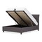 Baxton Studio Lea Modern Dark Grey Queen Size Storage Platform Bed 125-7018 - alternate 2